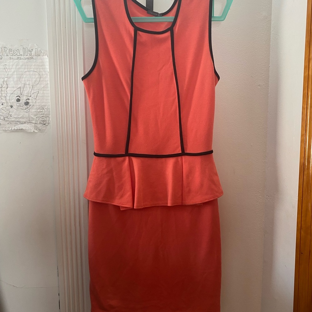 orange / coral soprano dress, short, wore once